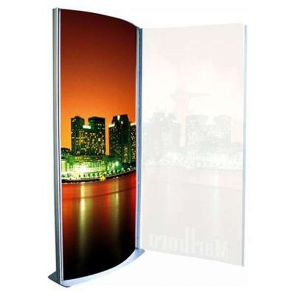 Totem Elipse Leuchtstativ 60x170cm doppelseitig