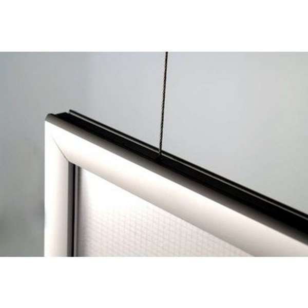 LED-Leuchtrahmen doppelseitig - A4 vertikal