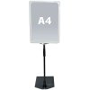 Flexständer mit weißem Kunststoffrahmen, A4 #1