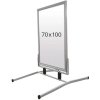 Wind-Line Basic Kundenstopper - 70x100 cm - Silber #1