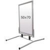 Wind-Line Basic Kundenstopper - 50x70 cm - Silber #1