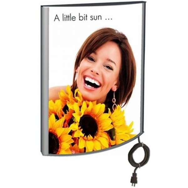 LED-Konvex-Leuchtrahmen einseitig - A2