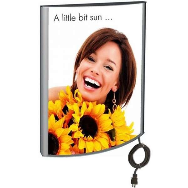 LED-Konvex-Leuchtrahmen einseitig - A1