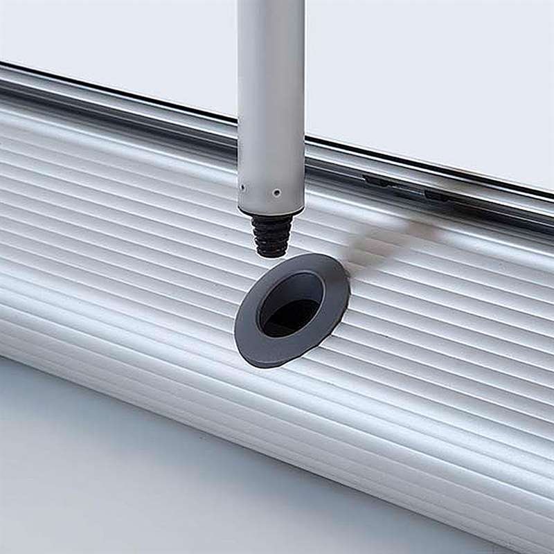 Flex Roll-up, silber, einseitig, 85 x 230 cm, inkl. Banner und Druck