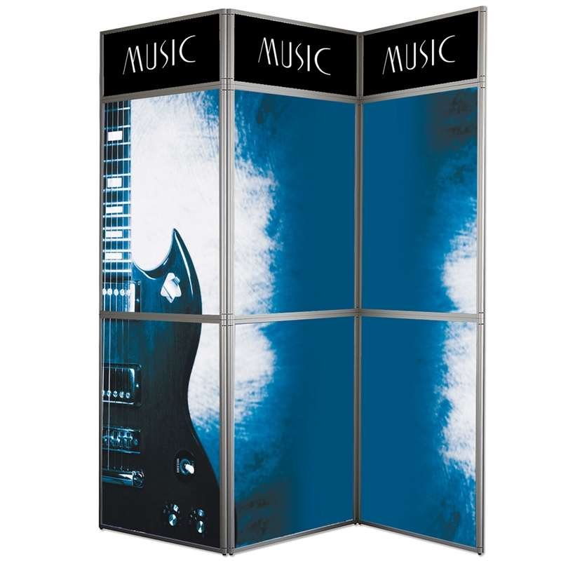 Expo-Wall Messewand, 3 Abschnitte, 219 x 239 cm