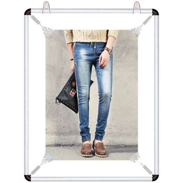 Poster Strecher Posterrahmen doppelseitig - 70x100 cm - Silber