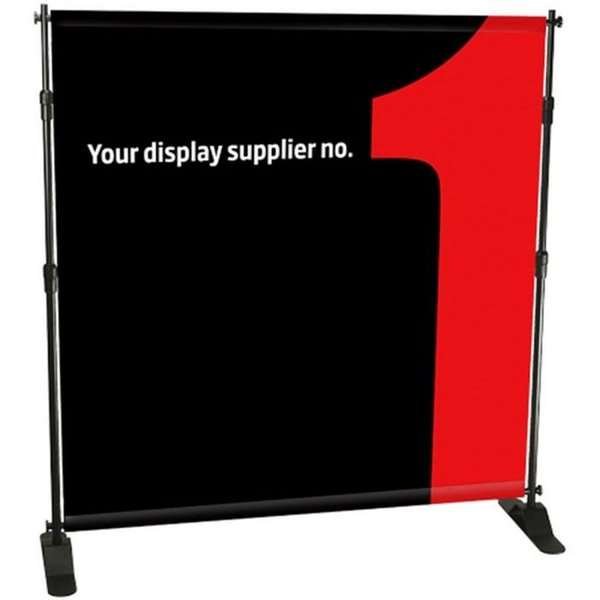 Bannerwand Teleskopisch, max. 240x240cm, schwarz