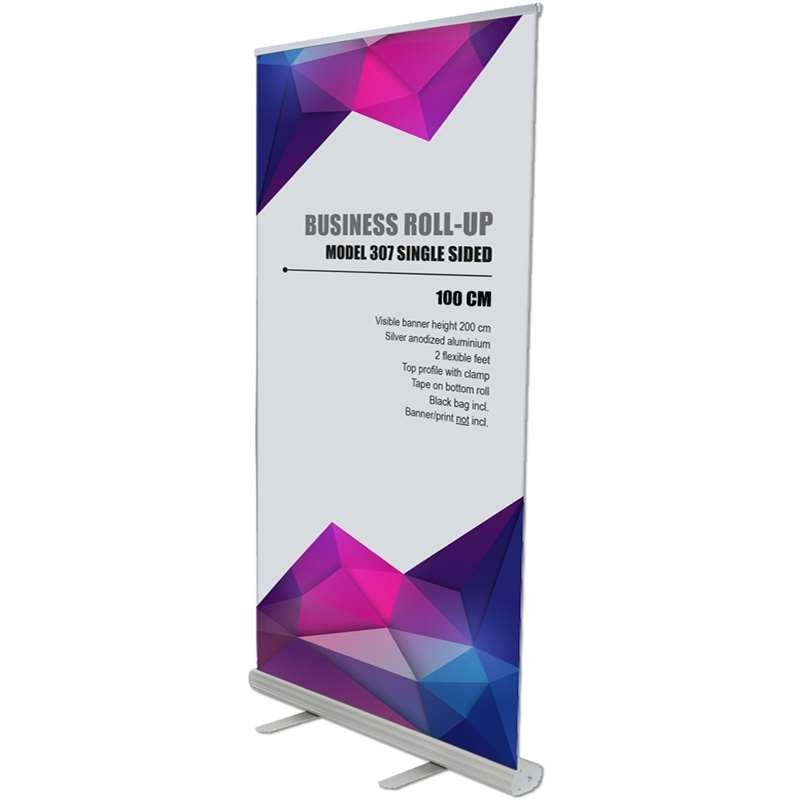 Business Roll-up, einseitig, 100 cm, Alu