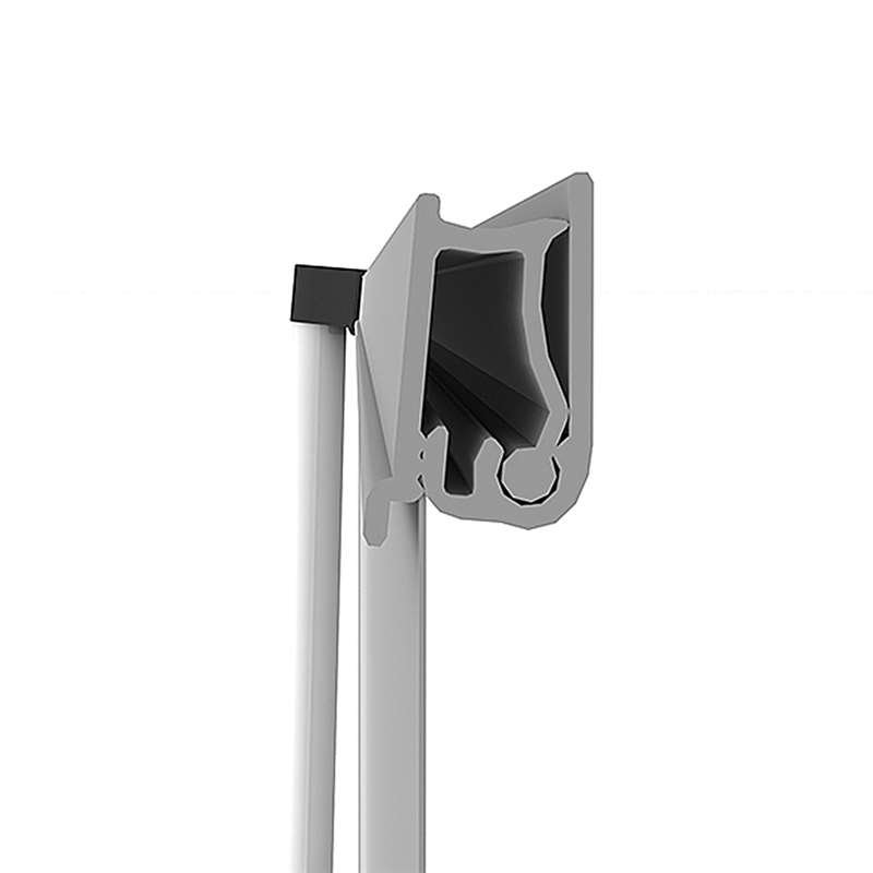 Standard-Roll-up Kassette, silber, einseitig, 85 x 200 cm
