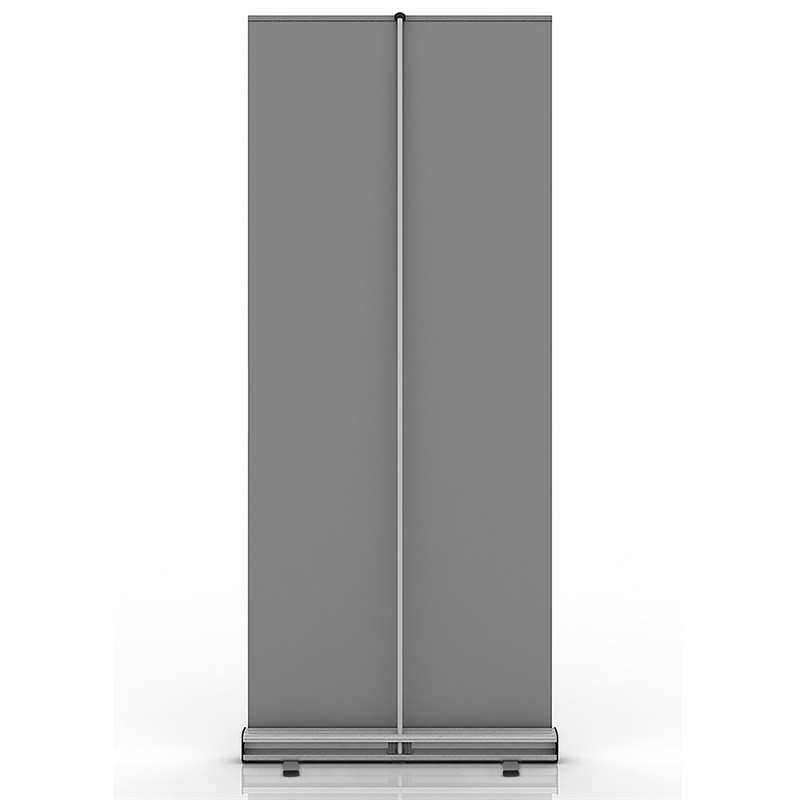 Standard-Roll-up Kassette, silber, einseitig, 85 x 200 cm