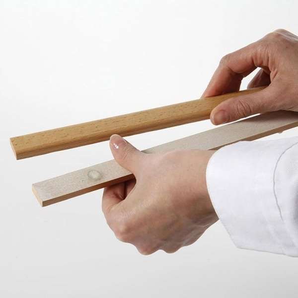 Wooden Posterleiste aus dunkler Buche magnetisch Satz - 30 cm Set