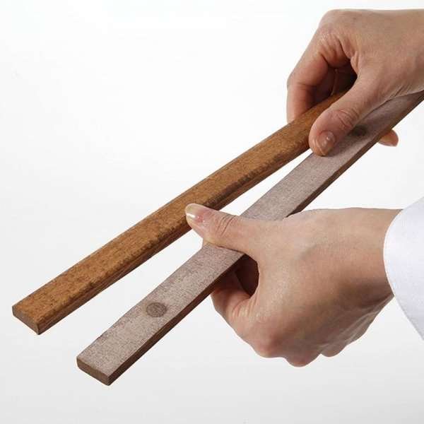 Wooden Posterleiste aus dunkler Buche magnetisch Satz - 30 cm Set