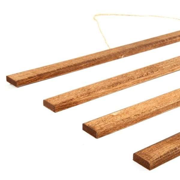 Wooden Posterleiste aus dunkler Buche magnetisch Satz - 30 cm Set