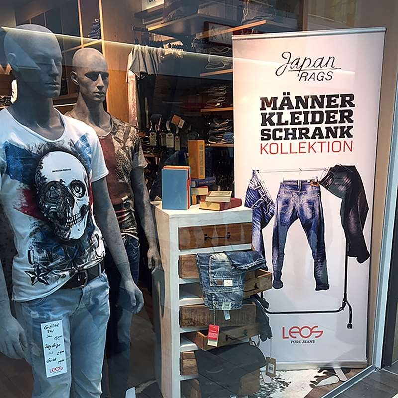 Basic Roll-up einseitig 85 x 200 cm inkl. Banner & Druck