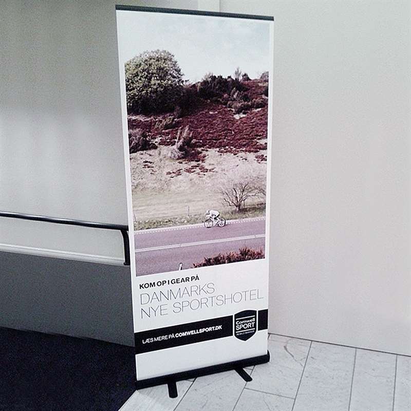 Basic Roll-Up einseitig - 85x200 cm - Schwarz