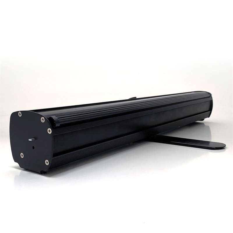 Basic Roll-up Kassette, schwarz, einseitig, 60 x 200 cm