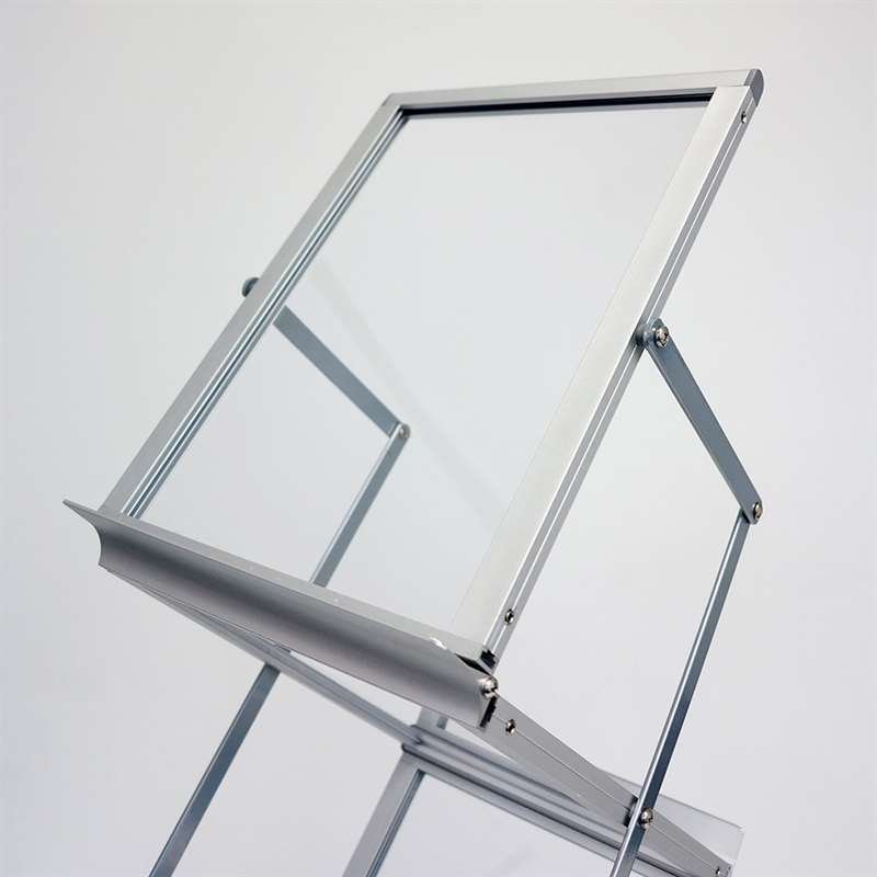 Flex-Prospektst&auml;nder, Alu/Silber, 6 x A5