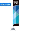 Beachflag, Outdoor Square Flag, Medium, inkl. Stange, Fahne und Kreuzfuß #1
