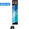 Beachflag, Outdoor Square Flag, Medium, inkl. Stange, Fahne und Schwarzfuß #1