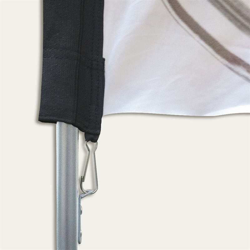 Beachflag, Outdoor Square Flag Small, inkl. Mast und Flagge