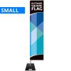 Beachflag, Outdoor Square Flag Small, inkl. Stange, Fahne und schwarzer Fahnenfuß #1