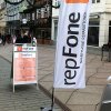 Beachflag, Outdoor-Bow,Small inkl. Flagge und Kreuzflaggenbasis #6