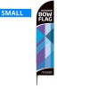 Beachflag, Outdoor-Bogenfahne, schwarzer Mast, klein, inkl. Flagge #1
