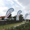 Beachflag, Outdoor Drop Flag, schwarze Stange, Small, inkl. Flagge und Spike Flag Base #11