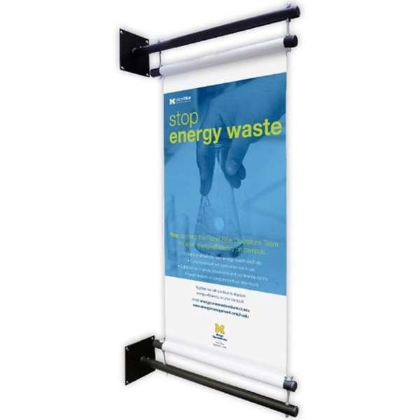 Wandbannerhalter 50 cm