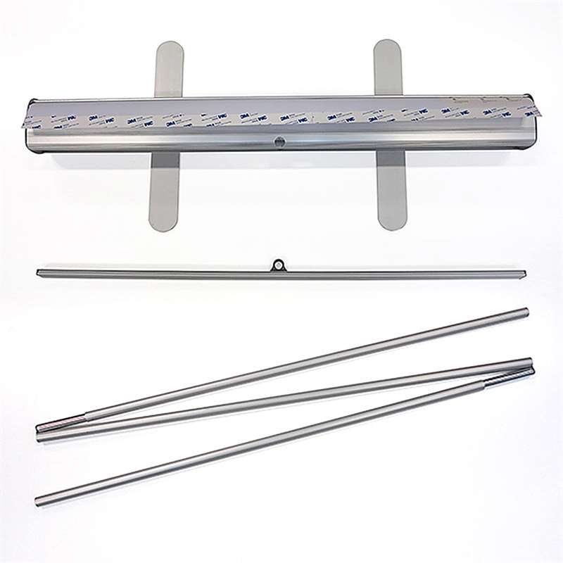 Classic Roll-up, silber, einseitig, 60 x 200 cm, inkl. Banner und Druck