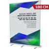 Basic Roll-up, einseitig, Alu/Silber, 180 cm, inkl. Bannerdruck #1