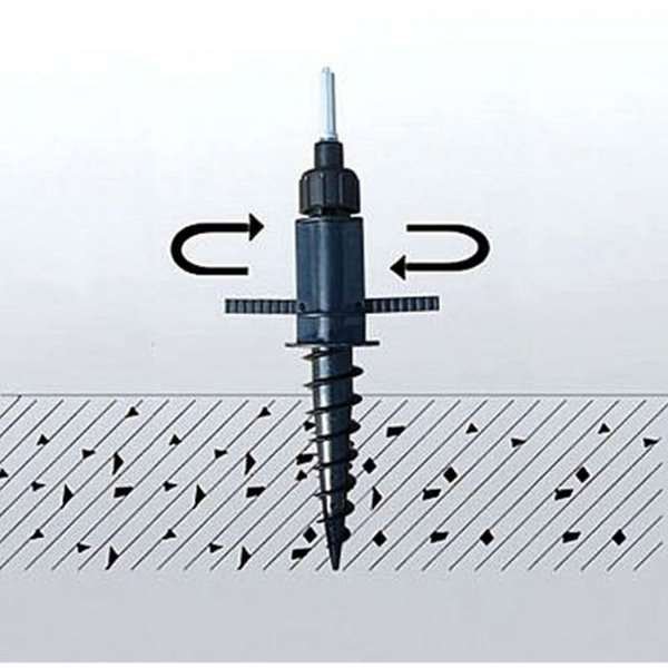 Schraubfahnenfuß, Schraubfuß für Beachflags