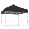Pavillon/Veranstaltungszelt Lux aus wasserdichtem Polyester, silber/schwarz - 2x2 m #8