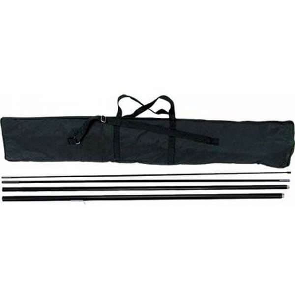 Schwarze Stangen für Beachflag, Outdoor Drop Flag, Small