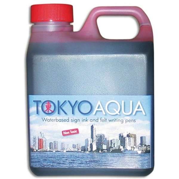 Tokyo AquKundenstopperertinte - 1L Rot