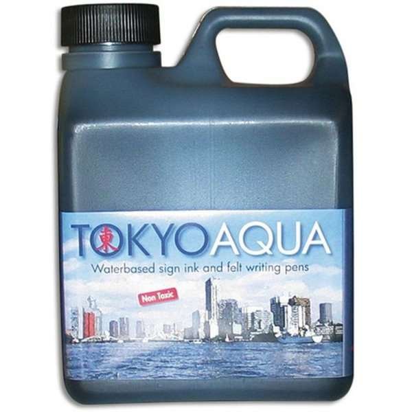 Tokyo AquKundenstopperertinte - 1L Schwarz