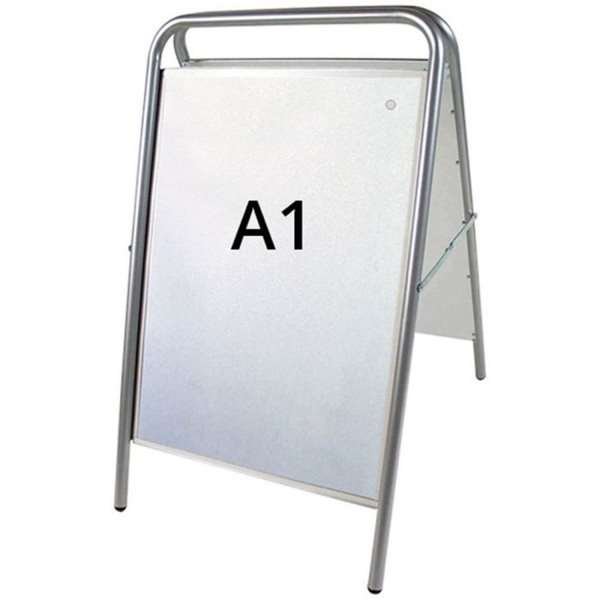 Expo Sign Lux Kundenstopper - A1 - Silber
