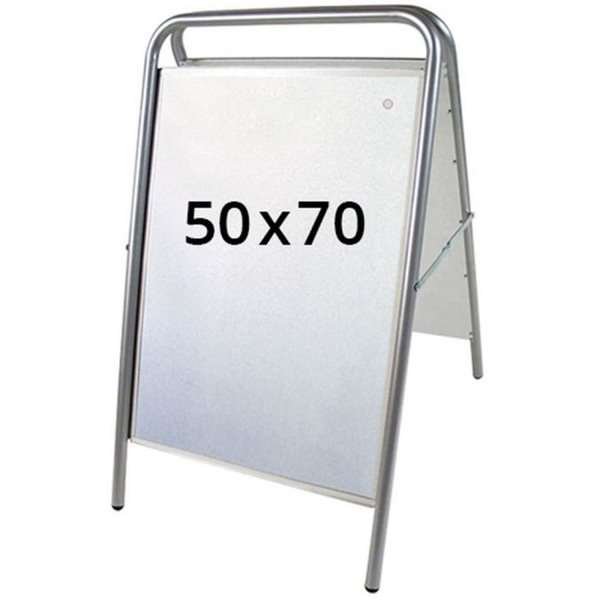 Expo Sign Lux Kundenstopper - 50x70 cm - Silber
