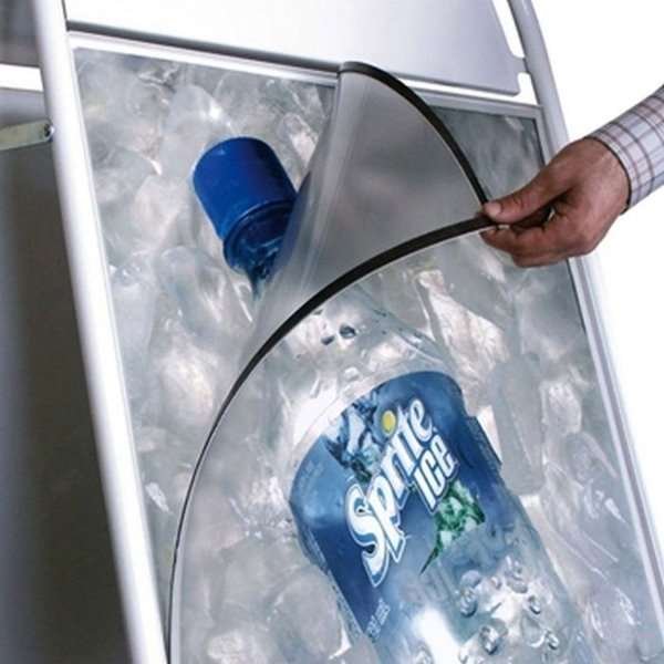 PET-Frontplatte mit Magnet - 53 x 73 cm