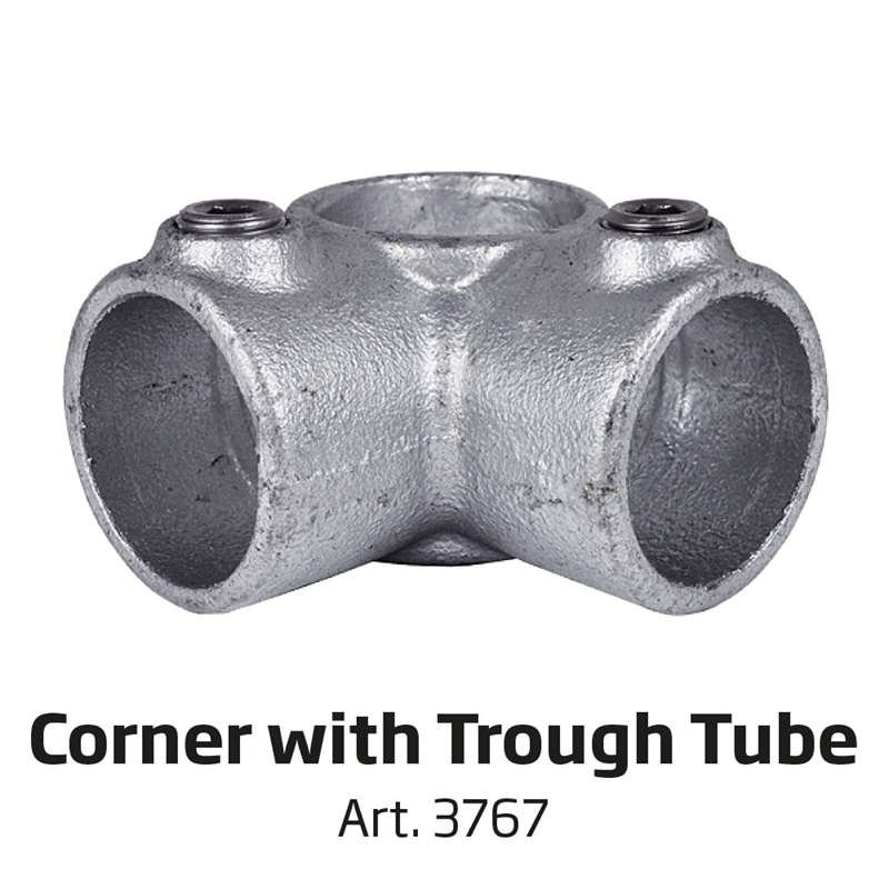 Banner Tube Freestanding Frame, freistehender Rahmen aus Aluminiumrohr 0,3mm / Ø 48mm - 100 x 50 cm