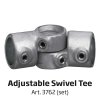 Banner Tube Corner Frame, Wandrahmen aus Aluminiumrohr 0,3mm / Ø 48mm - 150 x 50 cm #6
