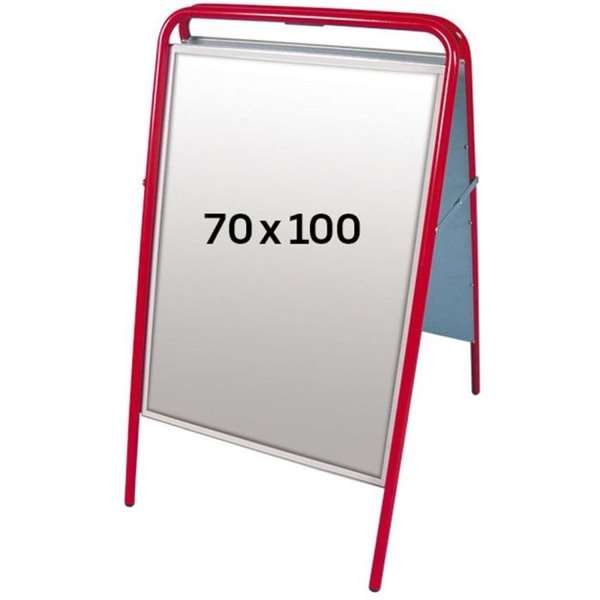 Expo Sign Standard Kundenstopper - 70x100 cm - rot