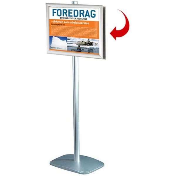 Mini-Multi Stand Infoständer - doppelseitig - A3-Klapprahmen