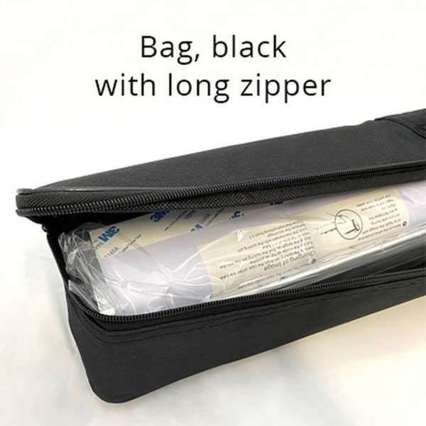 Business Roll-up, einseitig, Kassette, 85 cm, Aluminium in Tasche mit Längsreißverschluss