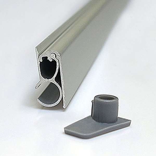 Classic Roll-up, einseitig, 85 x 200 cm - Silber