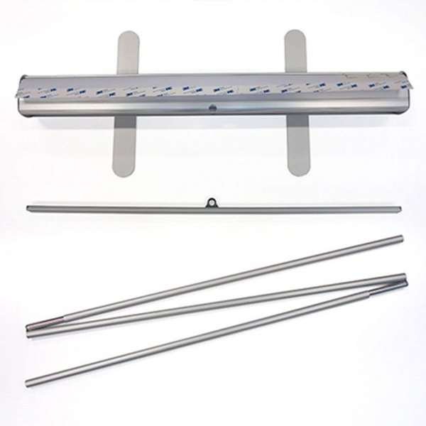 Classic Roll-up, einseitig, 85 x 200 cm - Silber