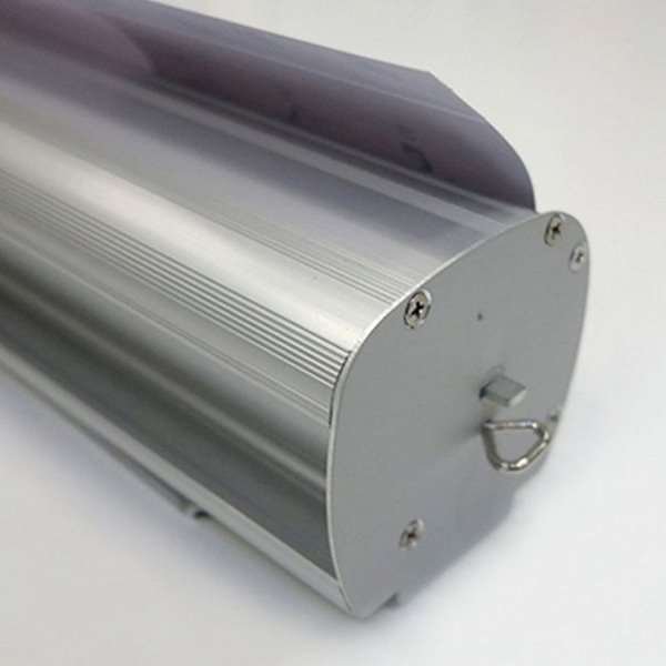 Classic Roll-up, einseitig, 85 x 200 cm - Silber