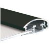 Alu Klapp Profil 25mm 3 m - Schwarz RAL 9005 #1