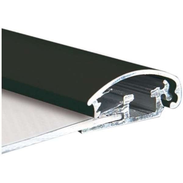 Alu Klapp Profil 25mm 3 m - Schwarz RAL 9005