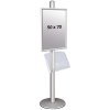 Multi Stand 1 Infoständer- Einseitig mit Acrylregal 25mm 1x50x70cm #1